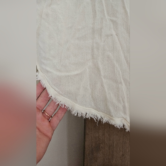 FREE PEOPLE Olivia Smocked Top vanilla cream. Size Small - Picture 16 of 16